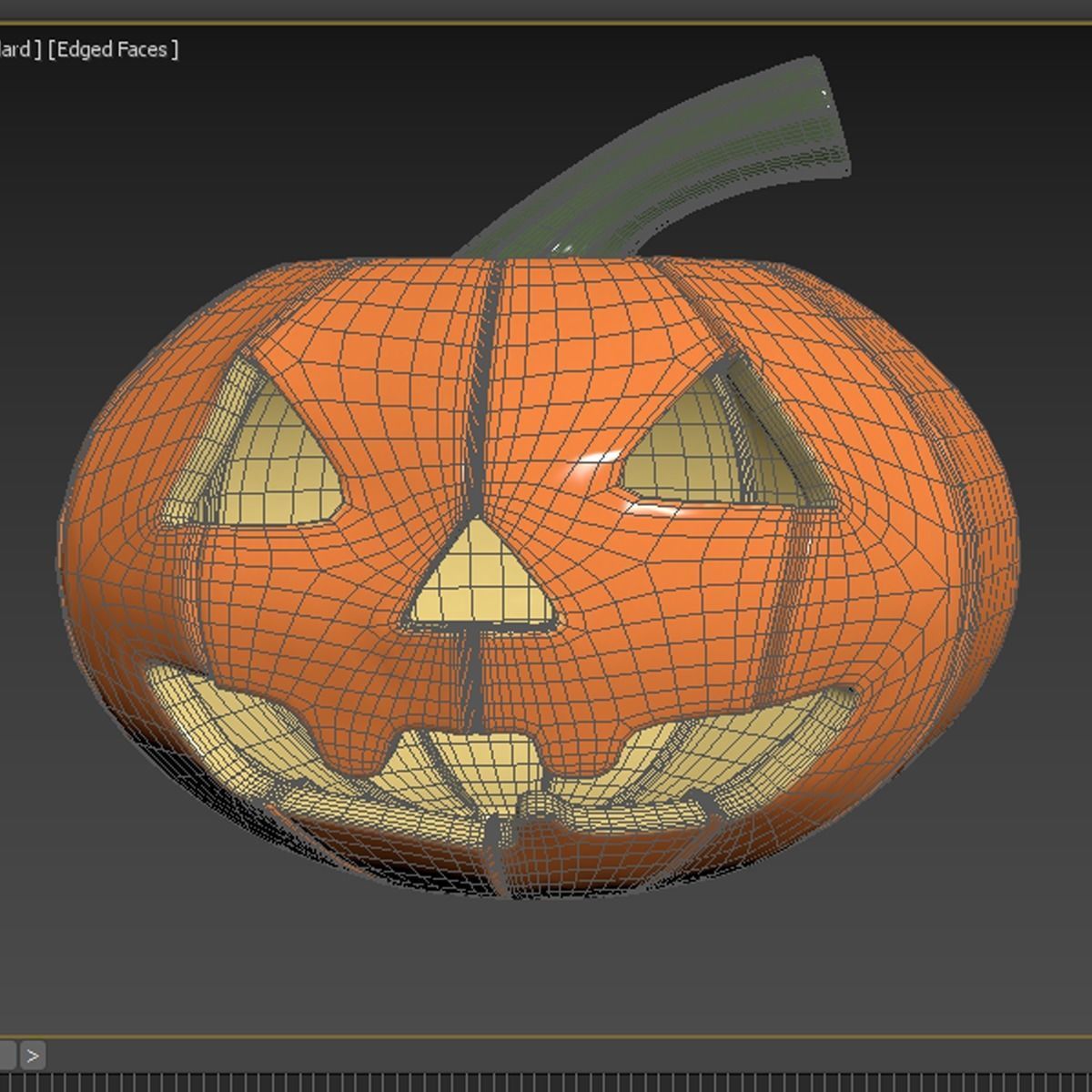 pumpkin plastic Free 3D model_3