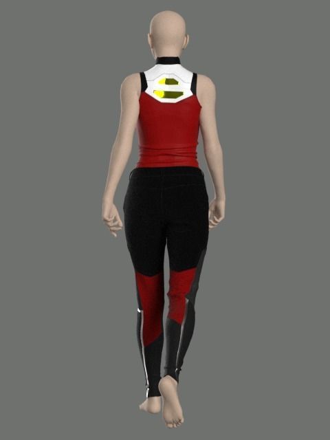 Sci-Fi Jacket with Pants - 52 Marvelous Designer and Clo3D 3D model_14