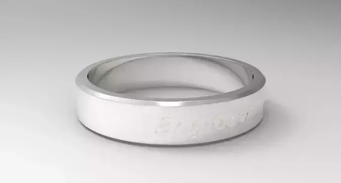 Engineer Ring Silver 3D print model