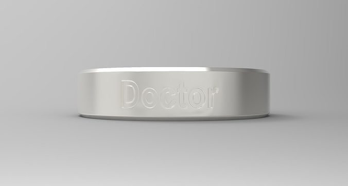 Doctor Ring Silver 3D print model