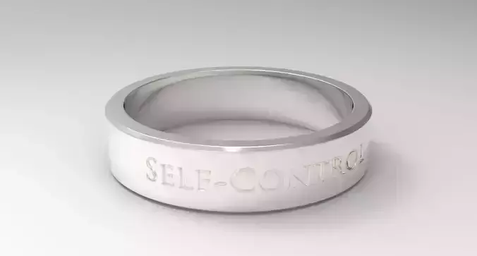 Self-Control Ring Silver