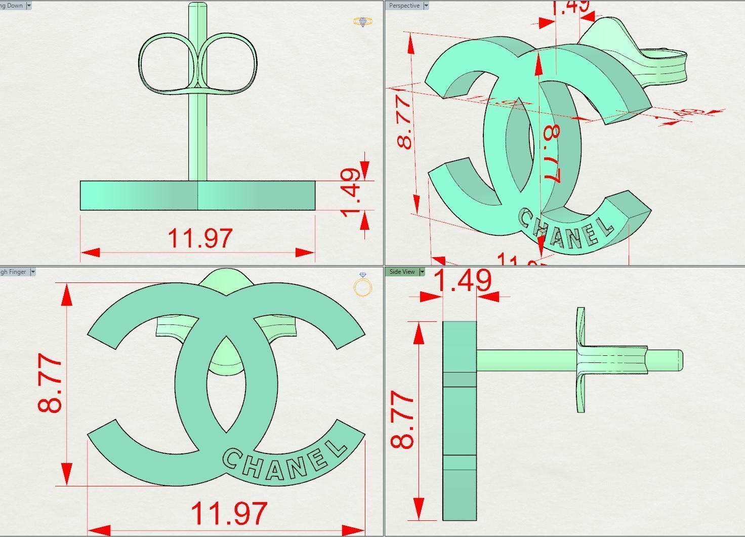 Chanel 3D print model_6