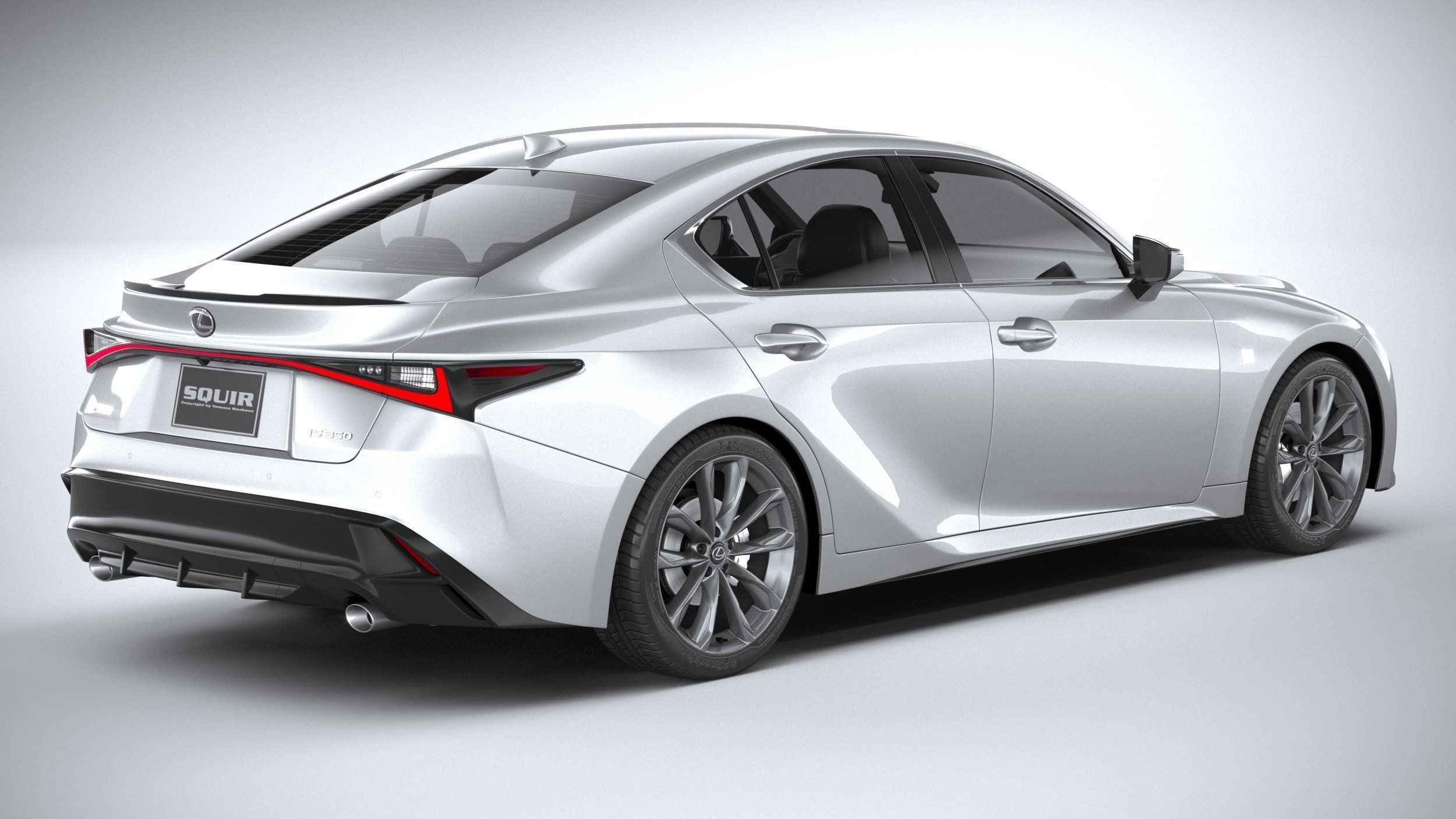 Lexus IS F-Sport 2021 3D model_17