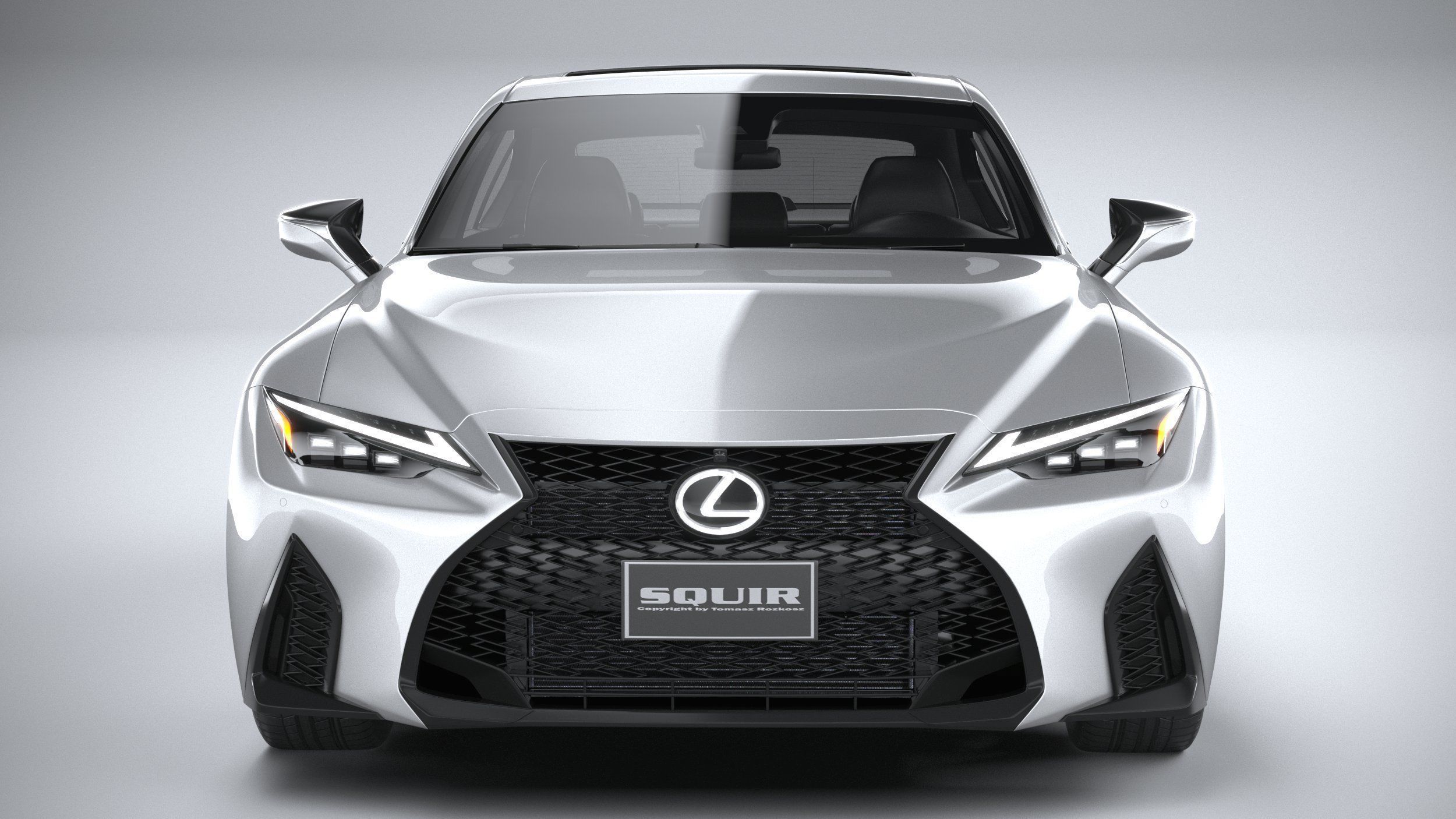 Lexus IS F-Sport 2021 3D model_13