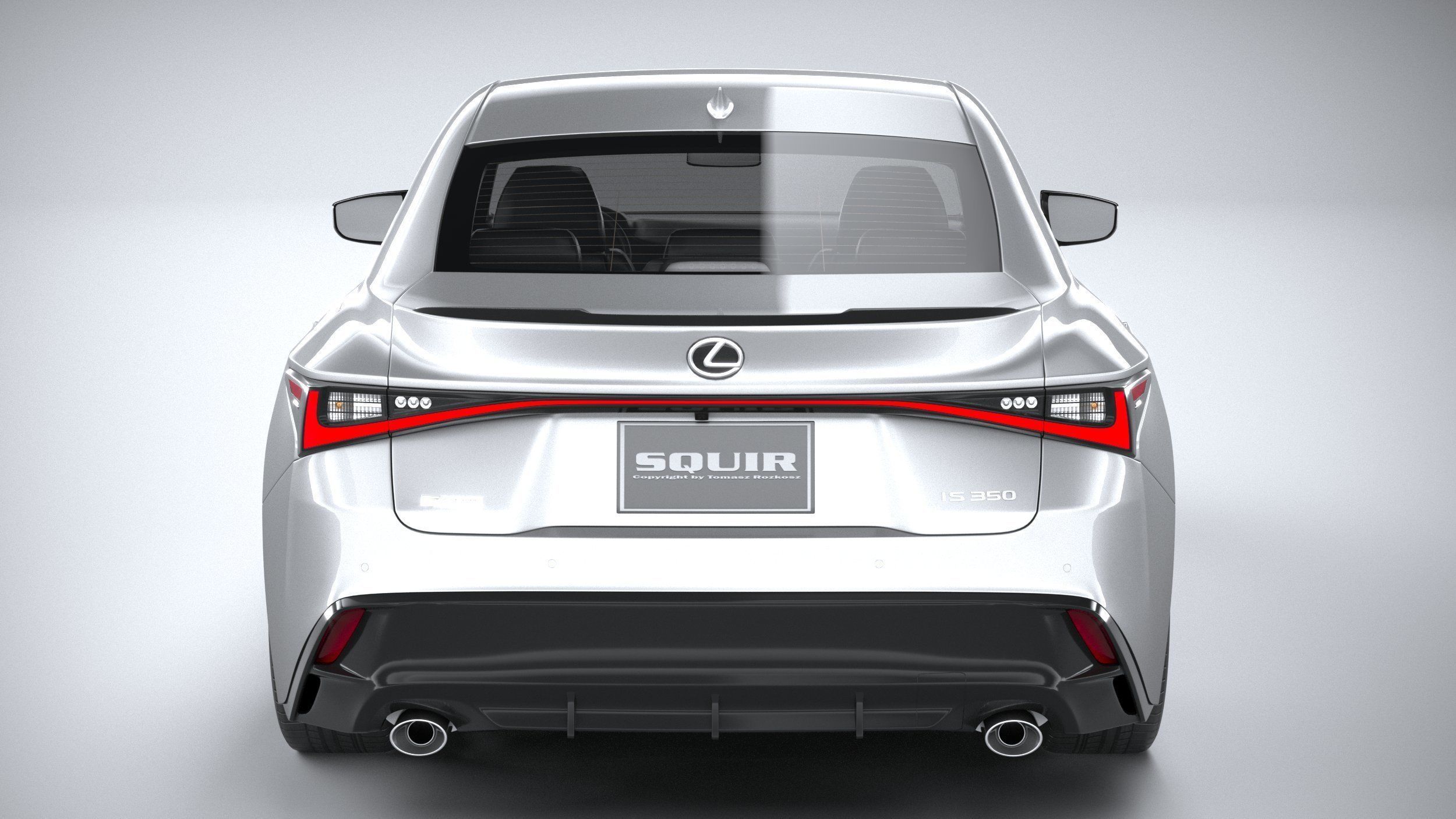 Lexus IS F-Sport 2021 3D model_4