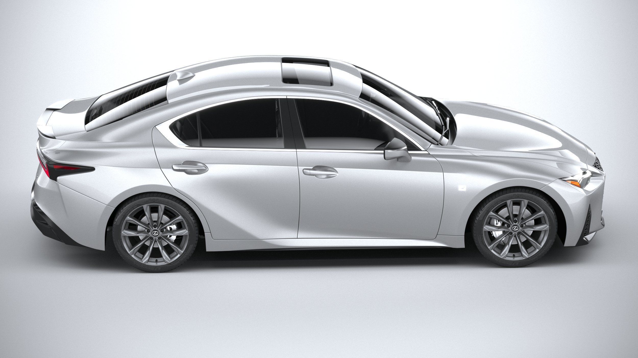 Lexus IS F-Sport 2021 3D model_11