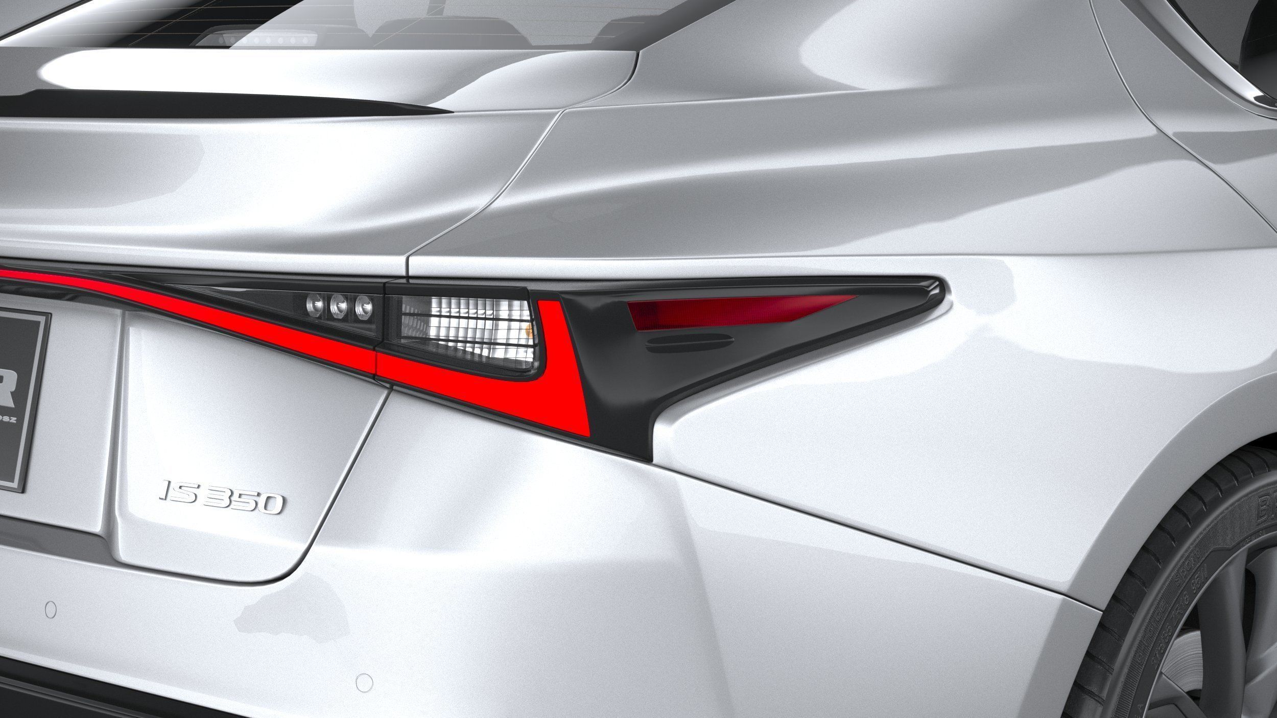 Lexus IS F-Sport 2021 3D model_18