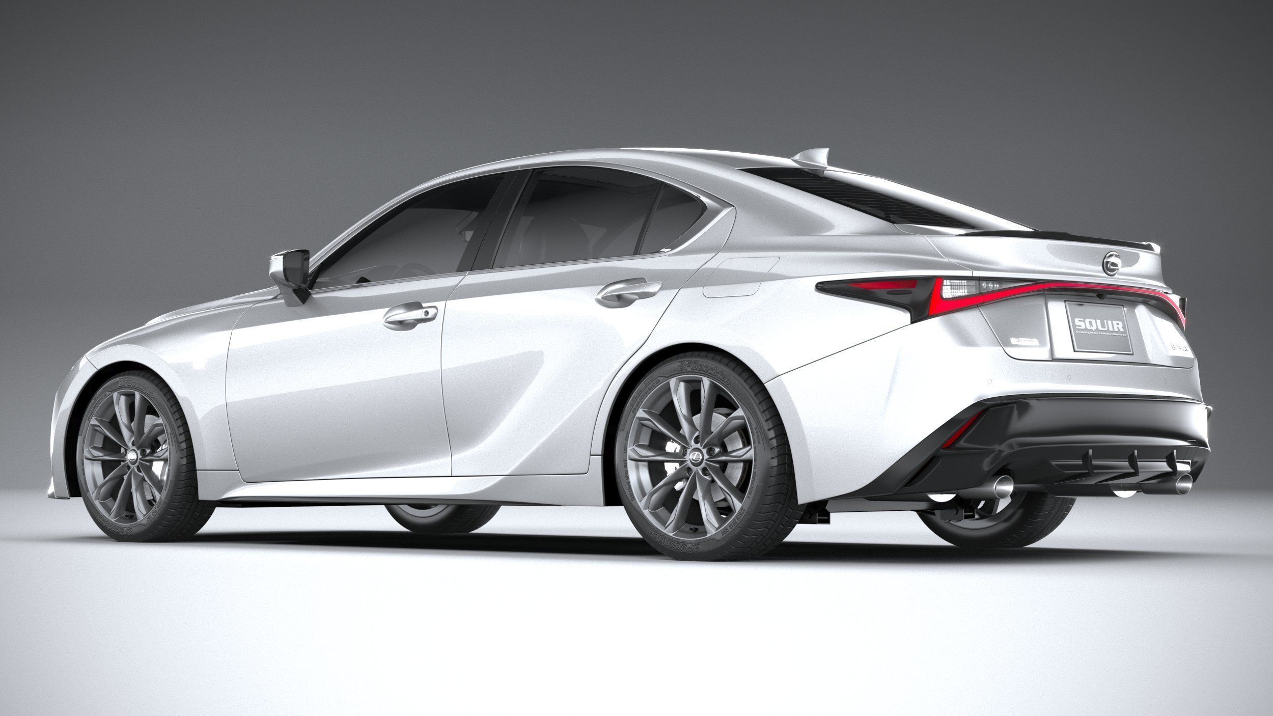 Lexus IS F-Sport 2021 3D model_5