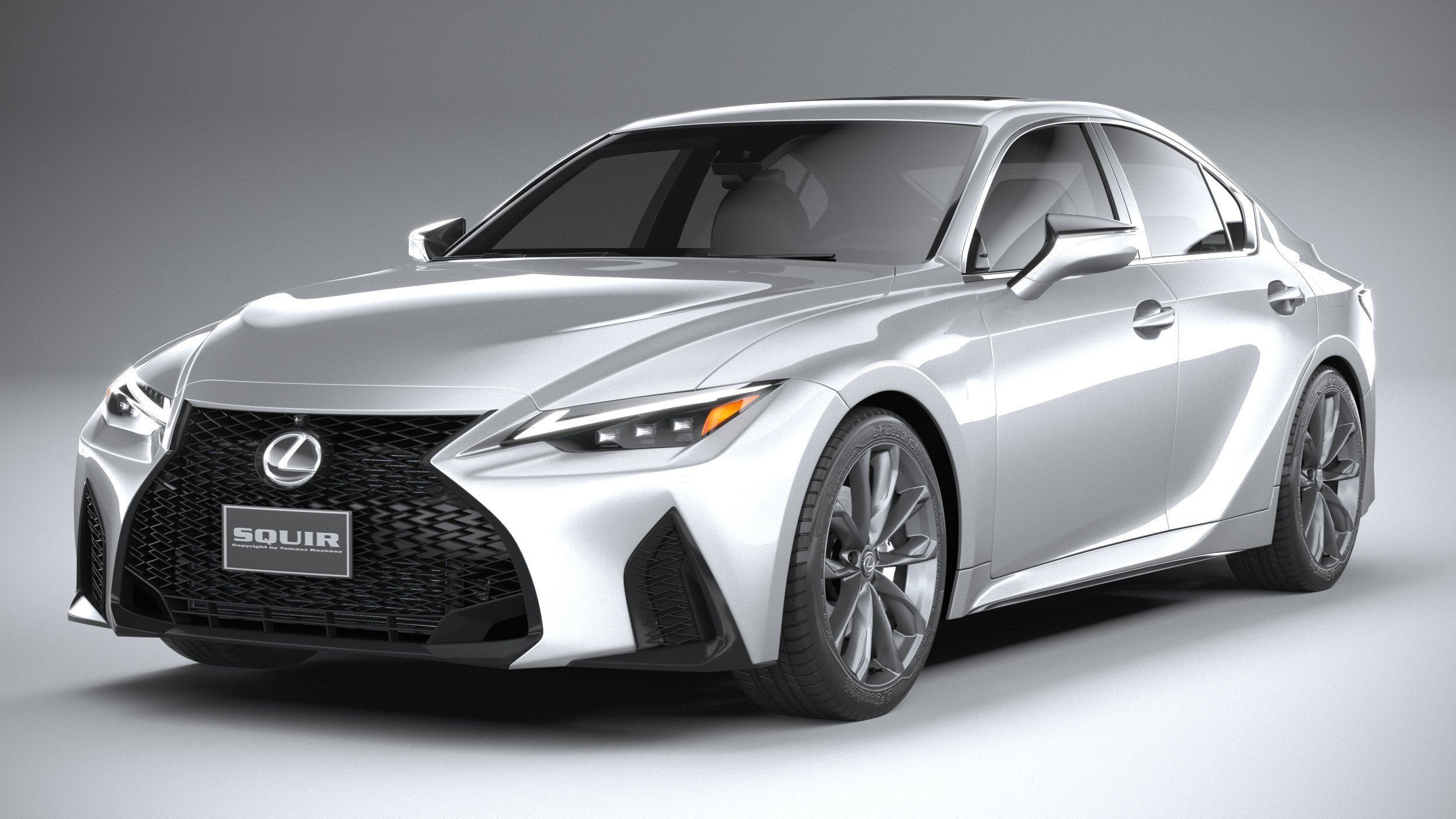 Lexus IS F-Sport 2021 3D model_2