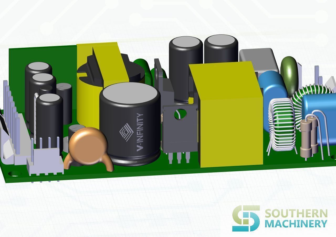 How to make Power supply PCB assembly in Smart EMS factory 3D model_4