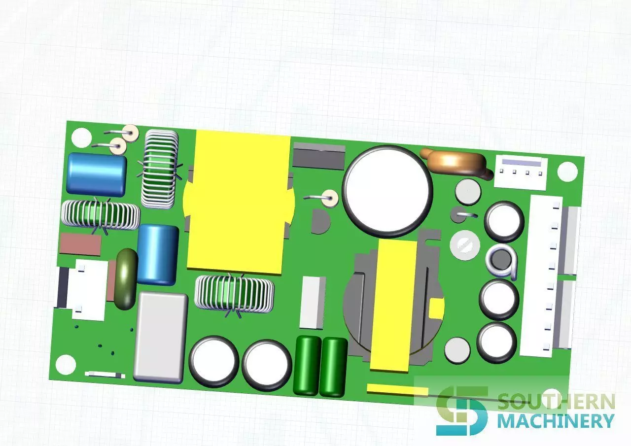 How to make Power supply PCB assembly in Smart EMS factory 3D model_0