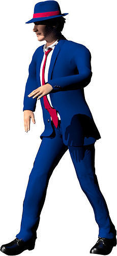 Man Dancer 3D model