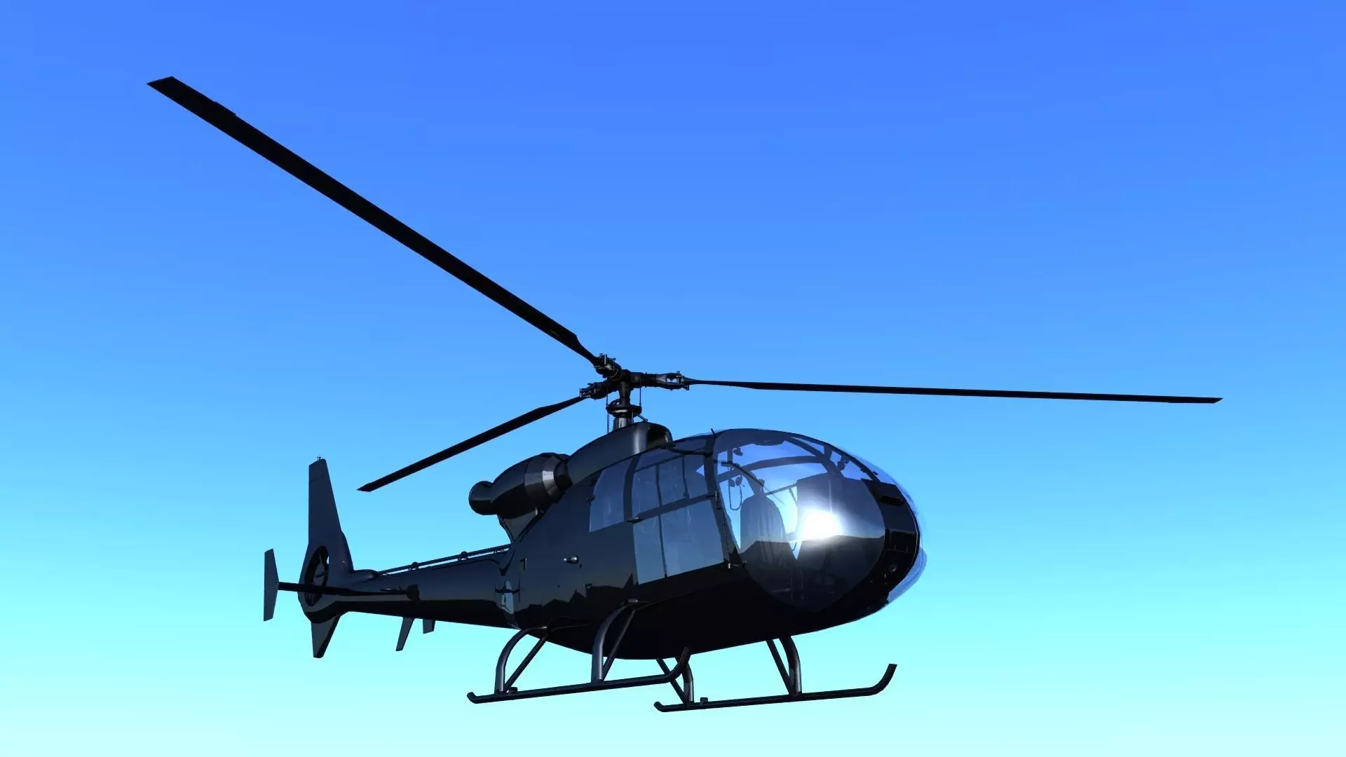 3D model Airbus Helicopter H130 Low-poly 3D model_0