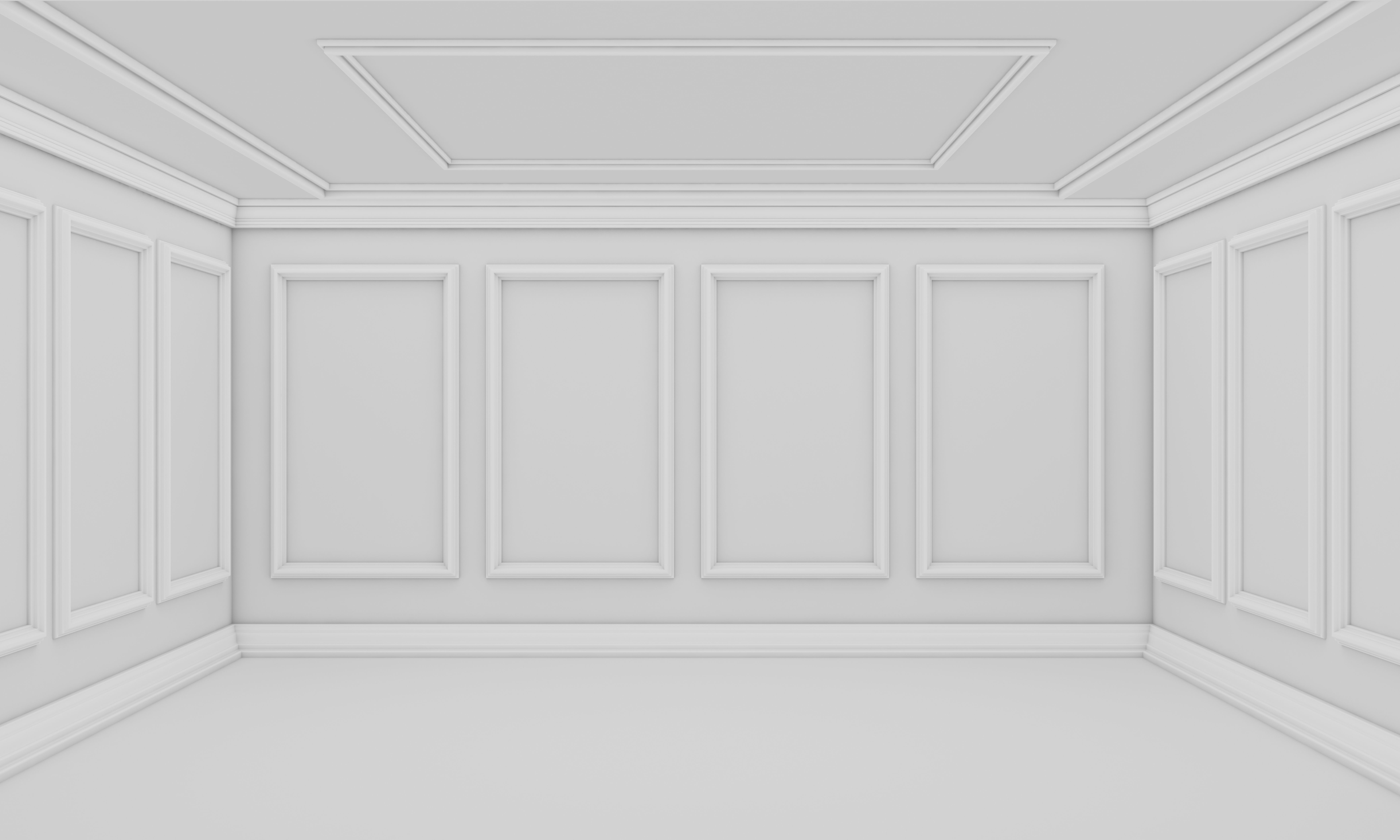Classical Wall Panel  3D model_1
