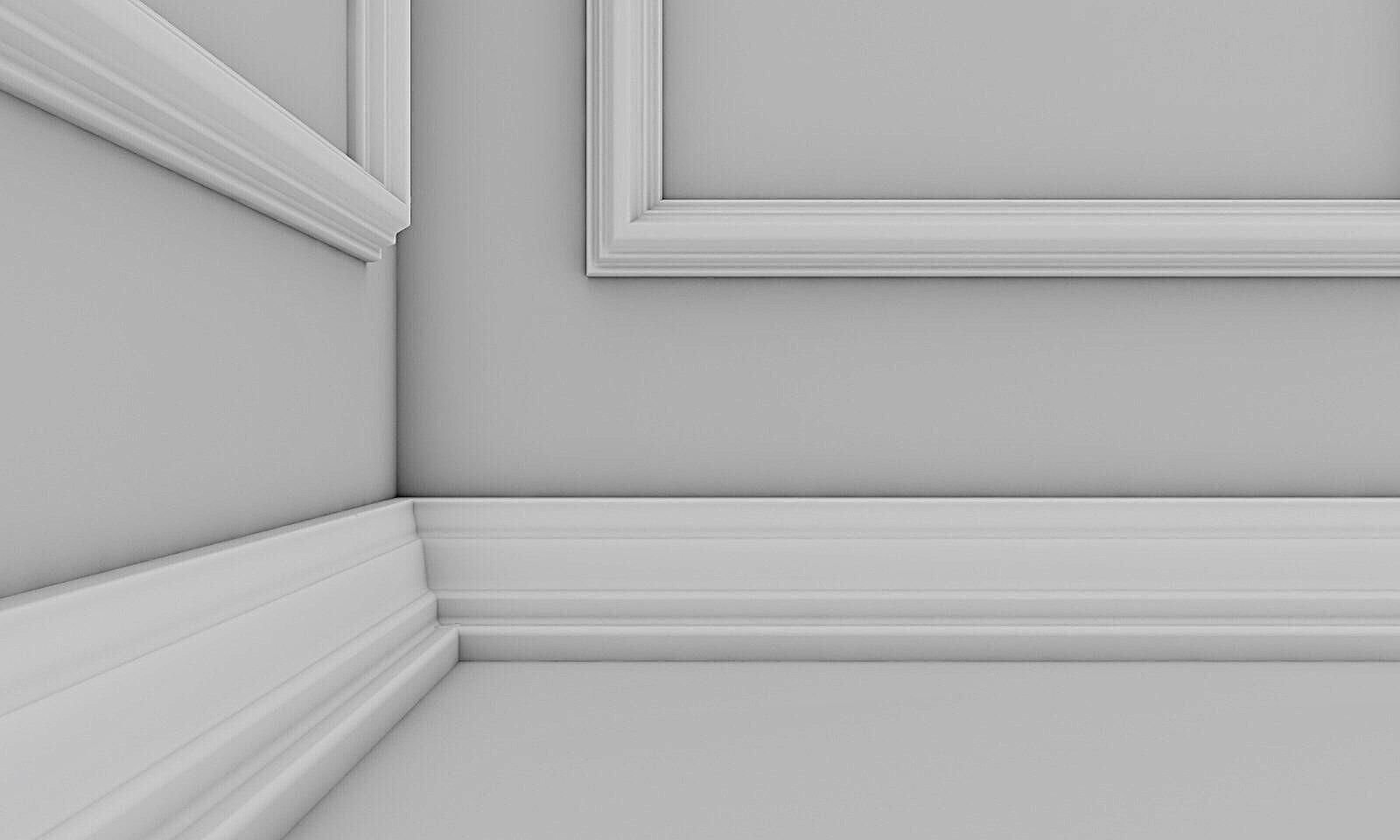 Classical Wall Panel  3D model_2