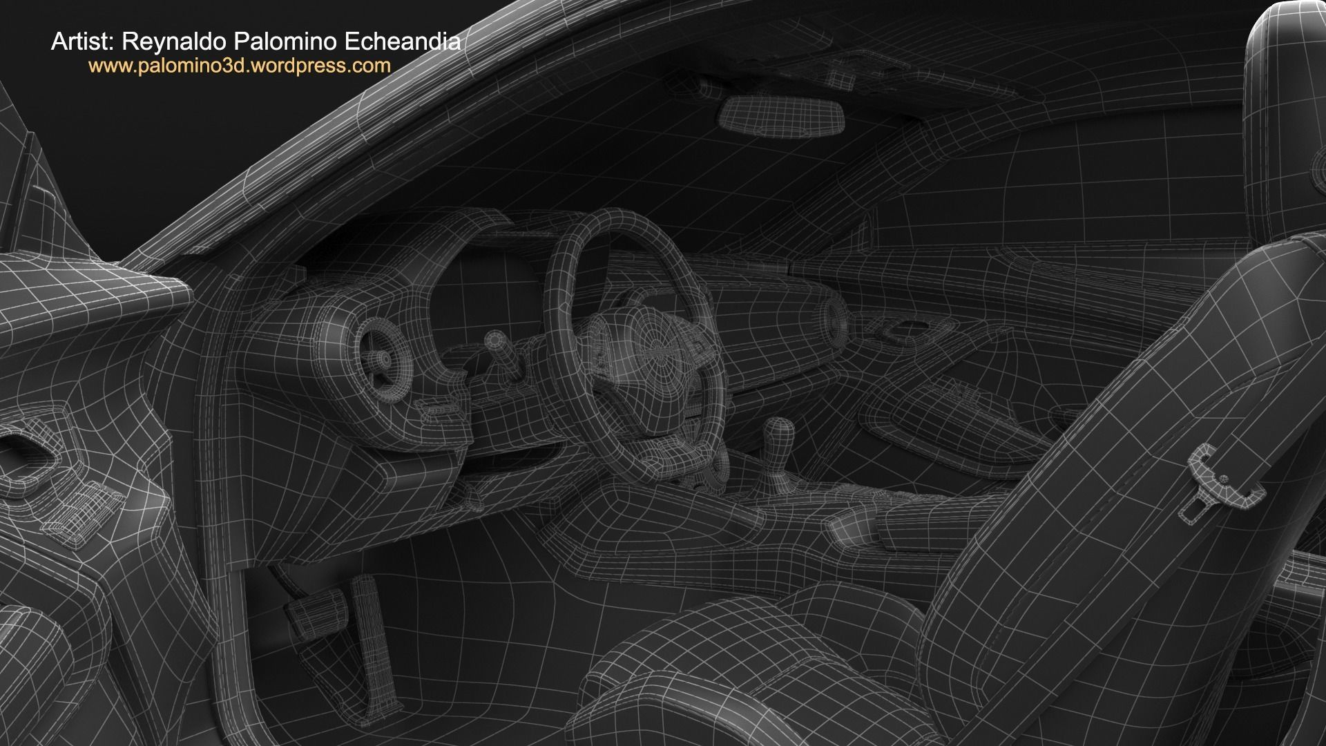 Chevrolet Camaro ZL1 2017 3D model_13