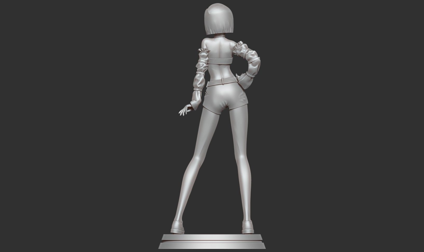 Android 18 - Dragon Ball Fanart 3D print model_17