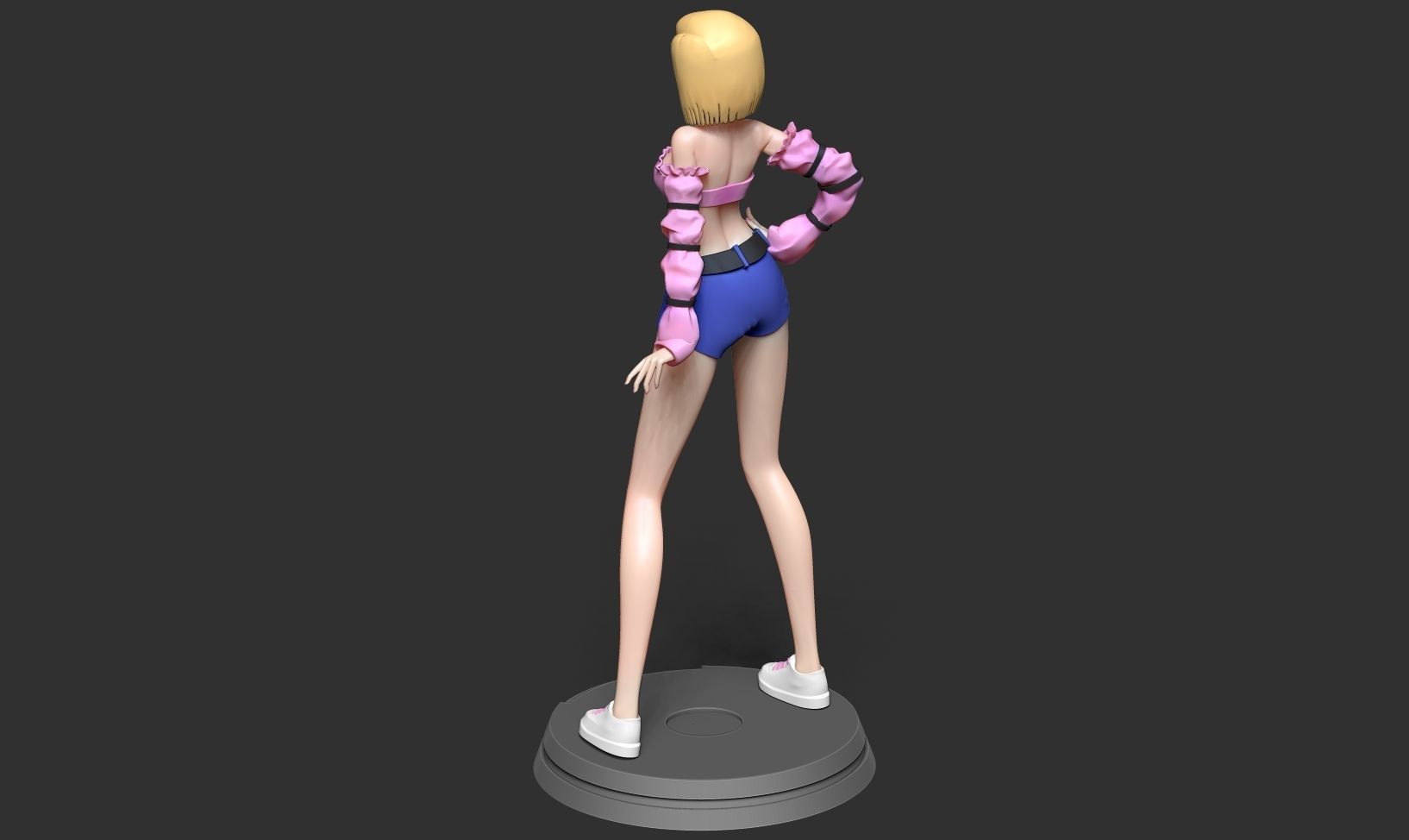 Android 18 - Dragon Ball Fanart 3D print model_15