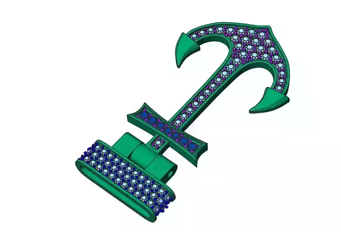 anchor lock for rubber