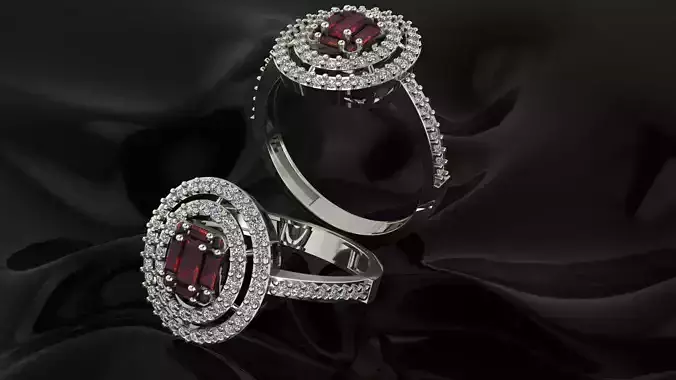 baguette wedding ring