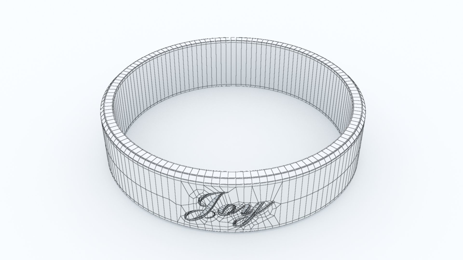 Joy Ring Silver 3D print model_10