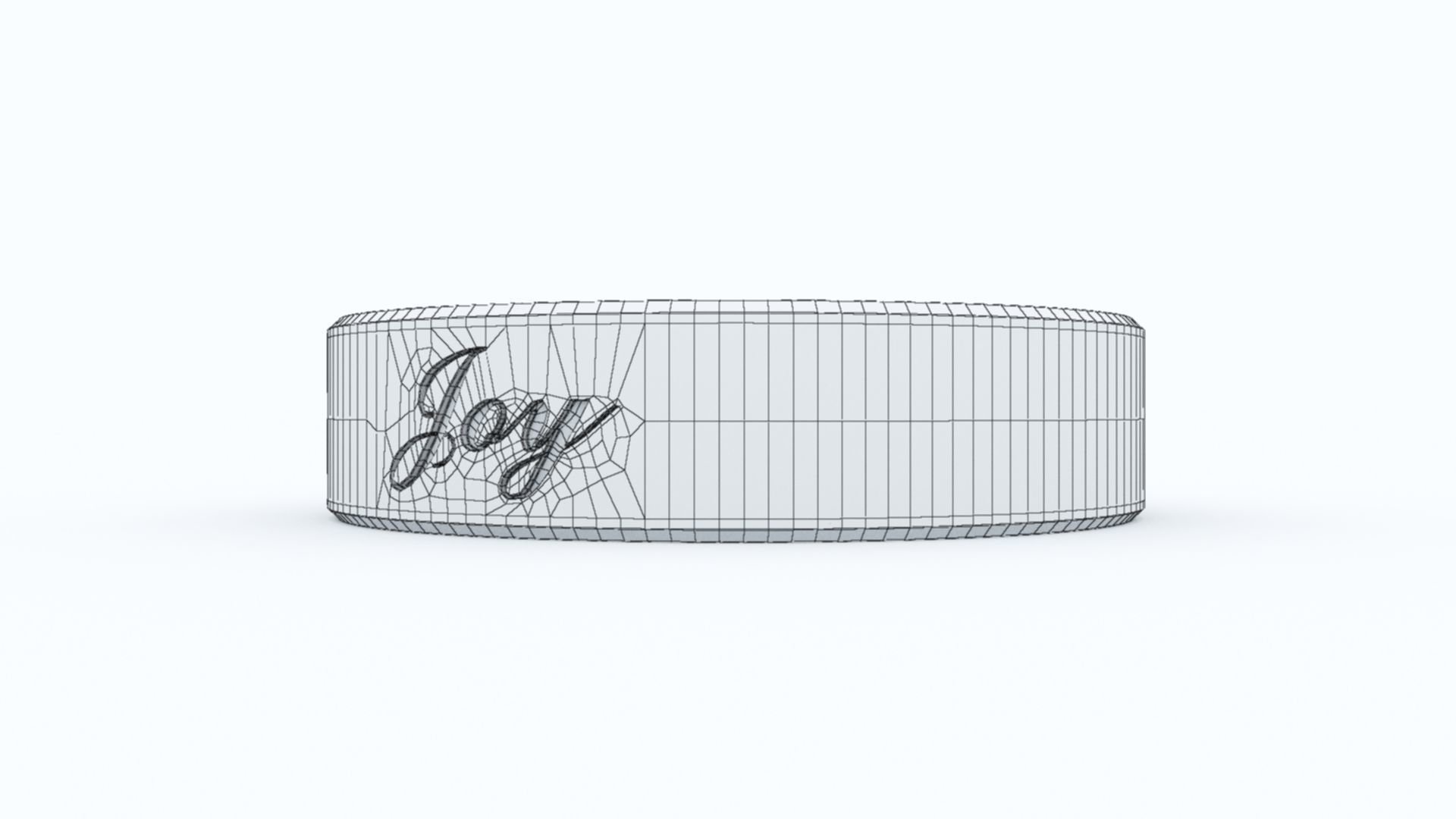 Joy Ring Silver 3D print model_11