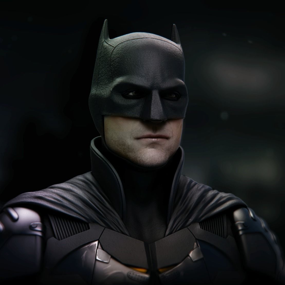BATMAN BUST - ROBERT PATTINSON 3D print model_15