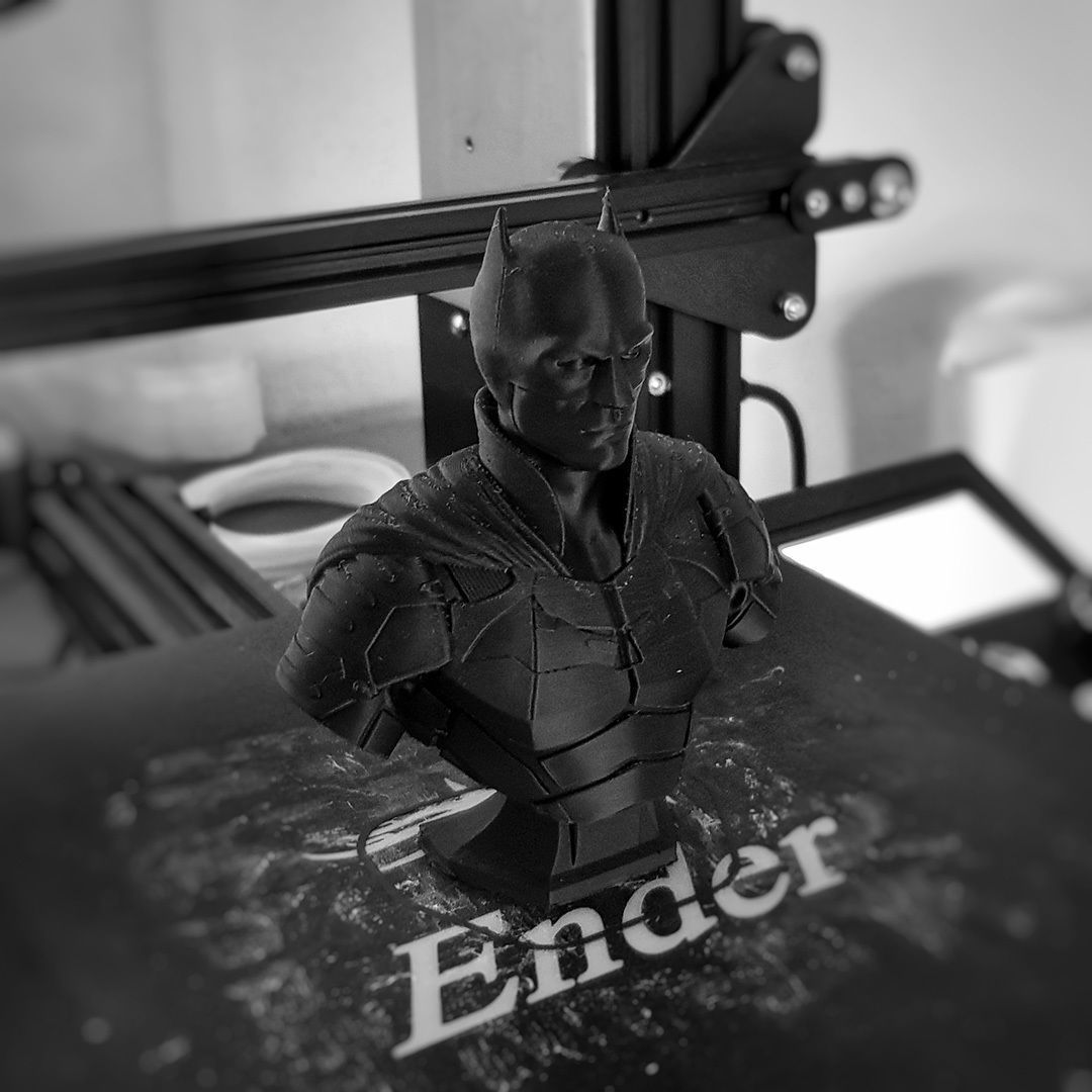 BATMAN BUST - ROBERT PATTINSON 3D print model_16