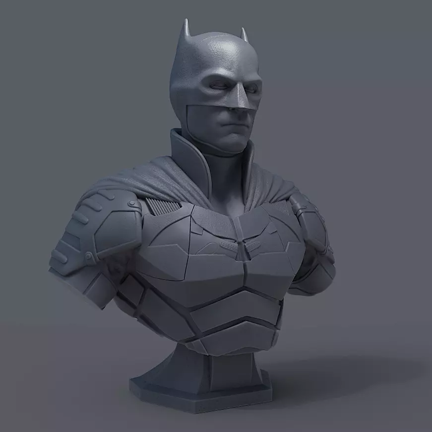 BATMAN BUST - ROBERT PATTINSON 3D print model_0