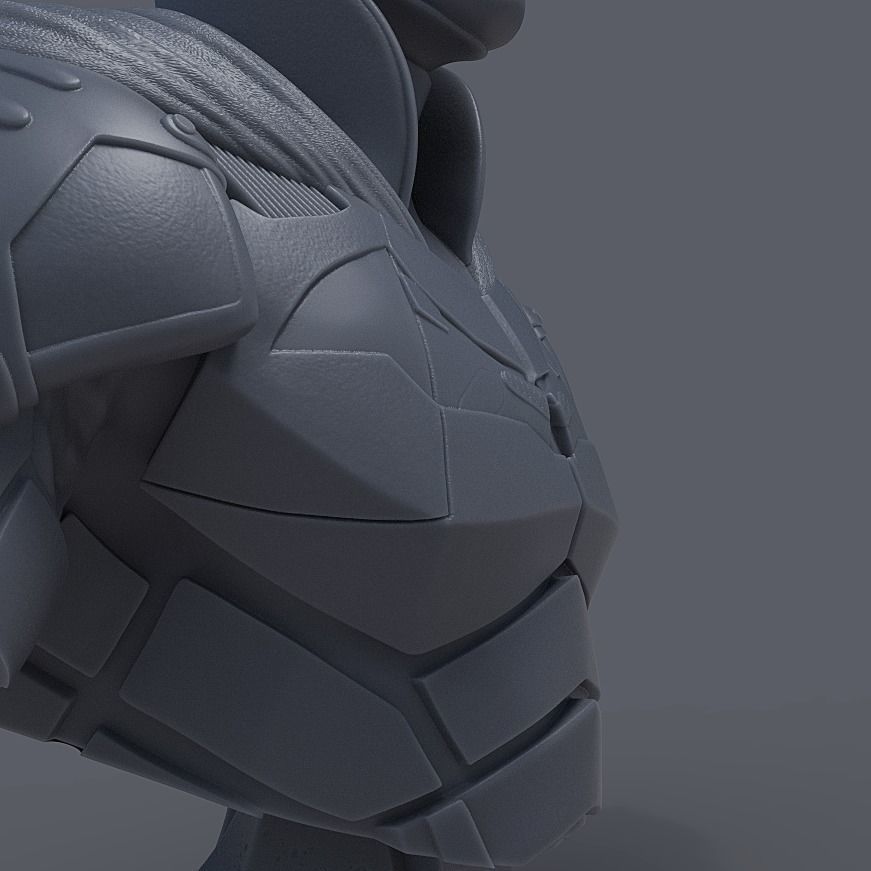 BATMAN BUST - ROBERT PATTINSON 3D print model_9