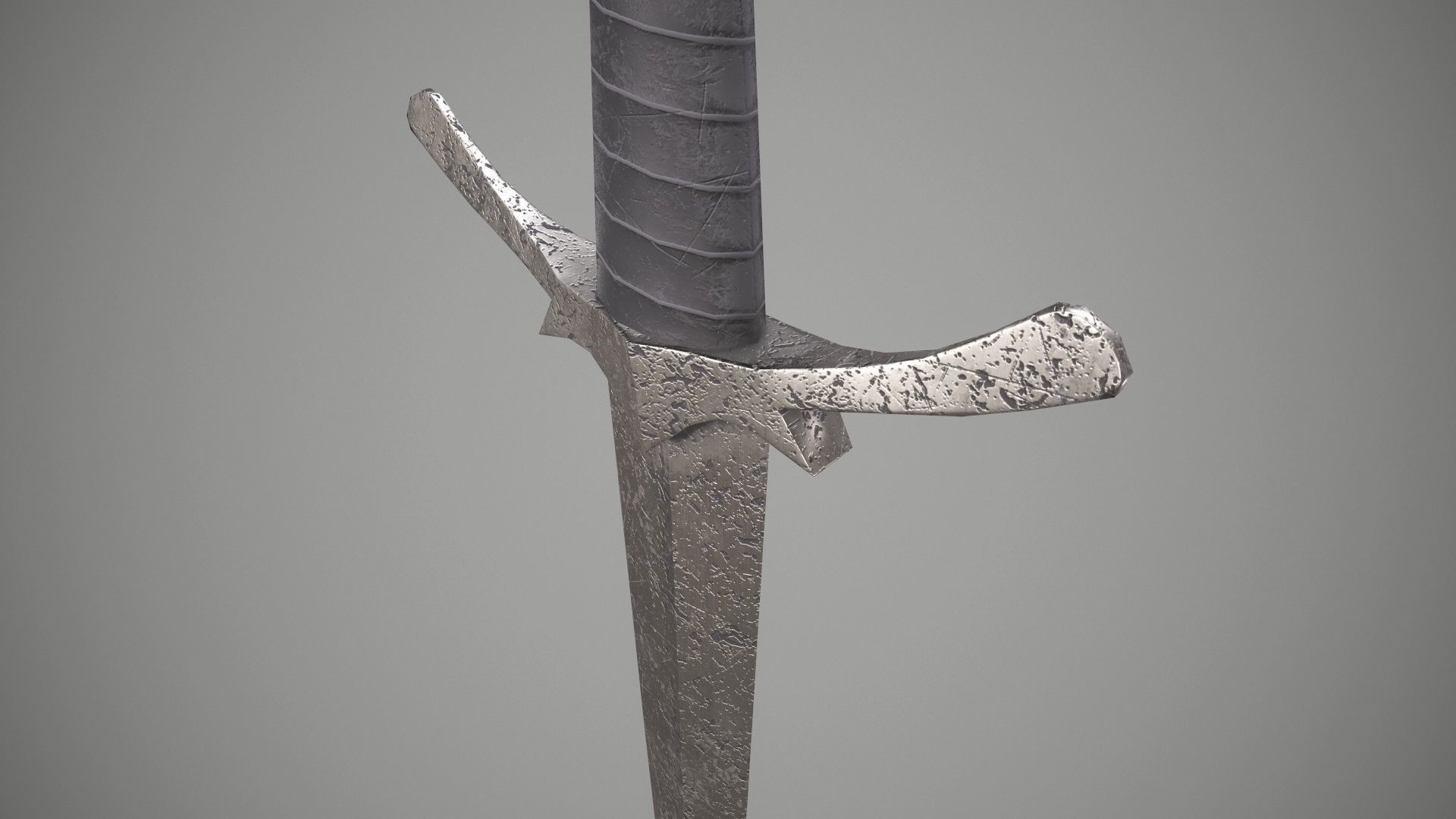 Morgul knife from The Lord of The Rings Movie Low-poly 3D model_10