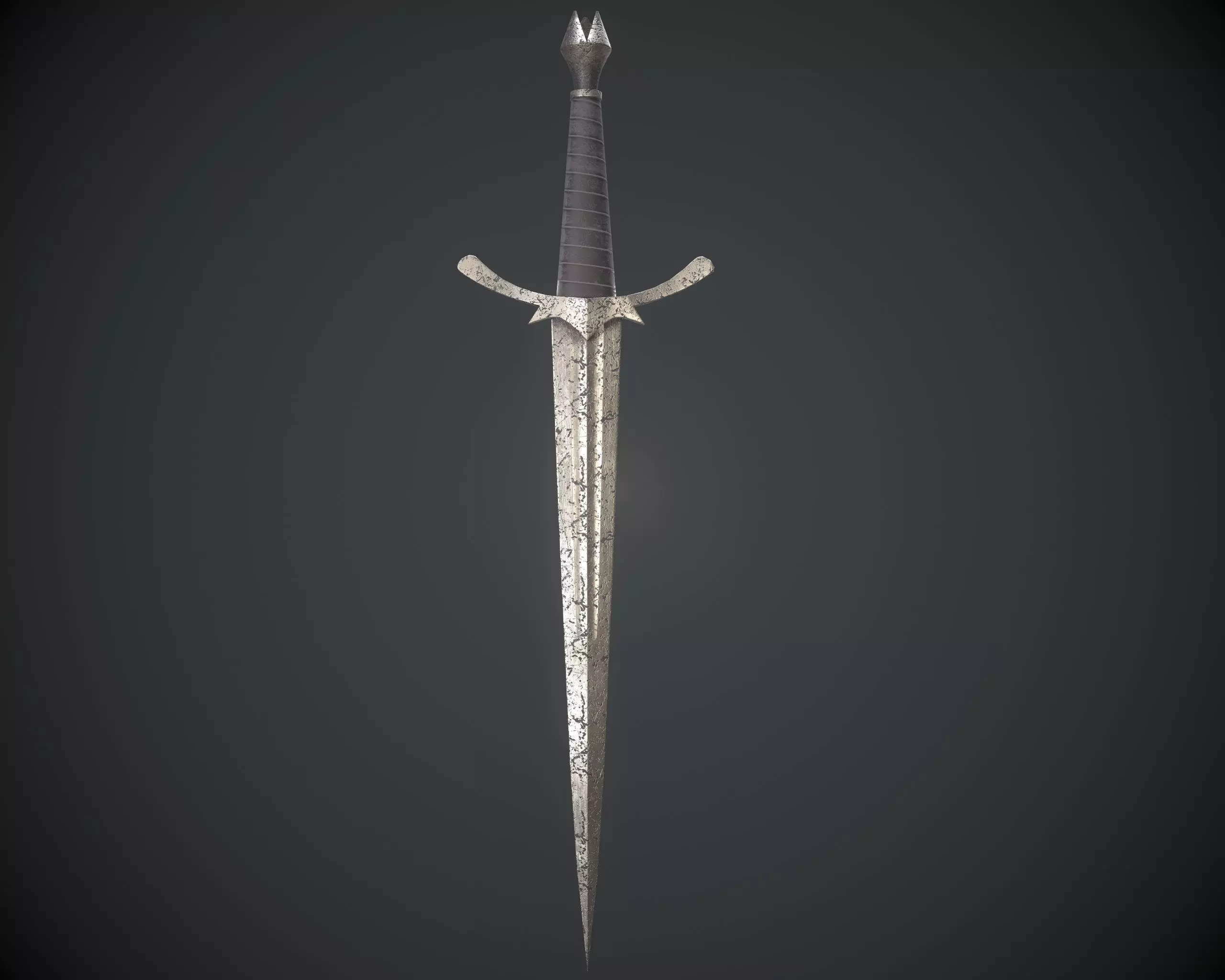 Morgul knife from The Lord of The Rings Movie Low-poly 3D model_0