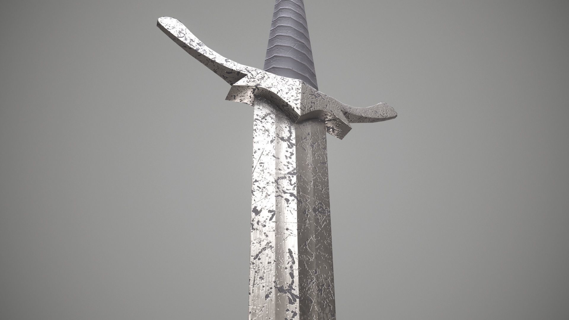 Morgul knife from The Lord of The Rings Movie Low-poly 3D model_11