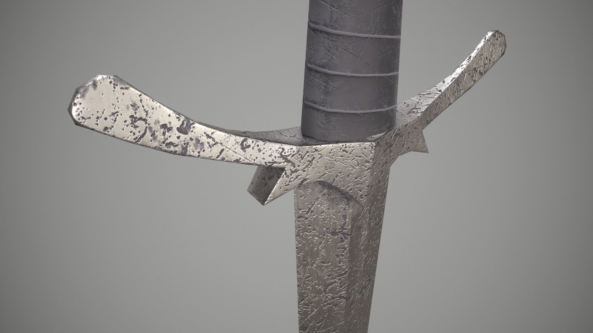 Morgul knife from The Lord of The Rings Movie Low-poly 3D model_6