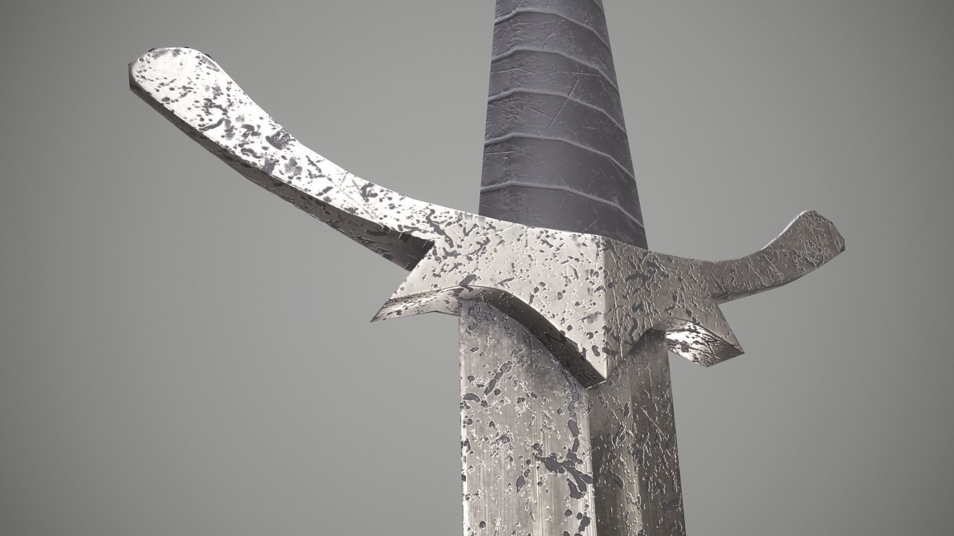 Morgul knife from The Lord of The Rings Movie Low-poly 3D model_7