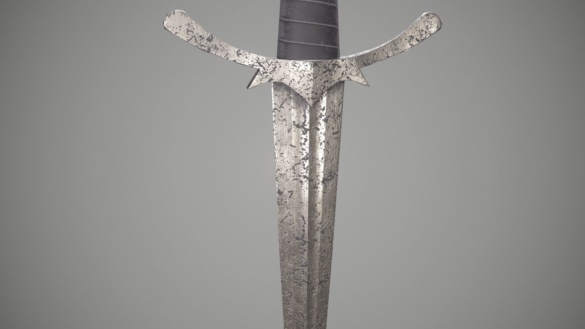 Morgul knife from The Lord of The Rings Movie Low-poly 3D model_3