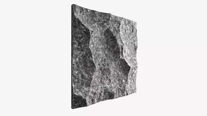 167-RockPanel piece of stone on wall
