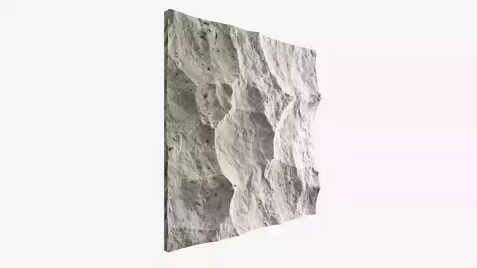 174-RockPanel piece of stone on wall