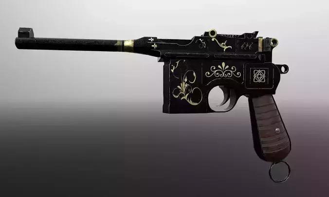 Mauser C96 German WW2 pistol