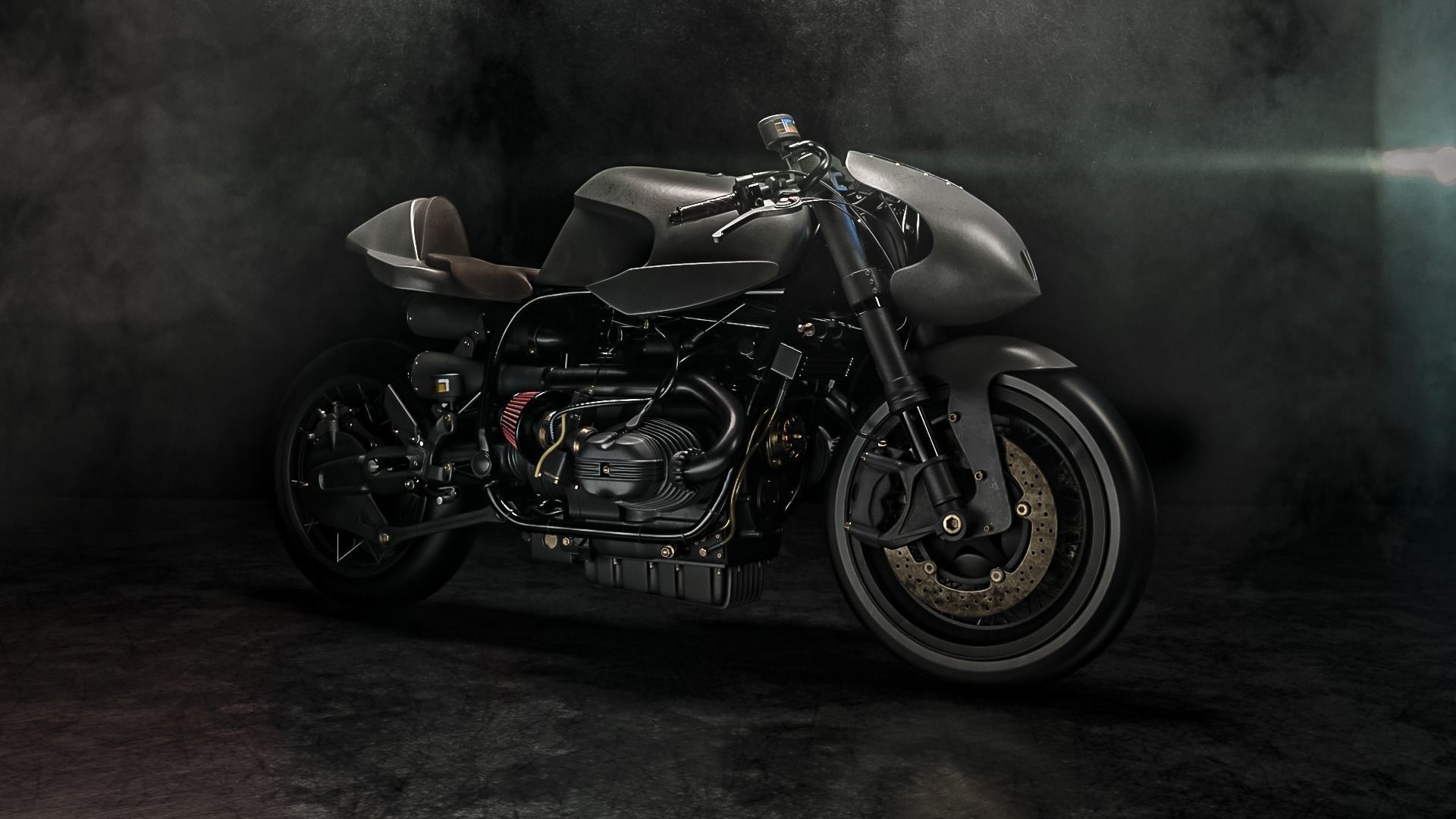 Gun Bullet Cafe Racer by XTR Pepo 3D model_1