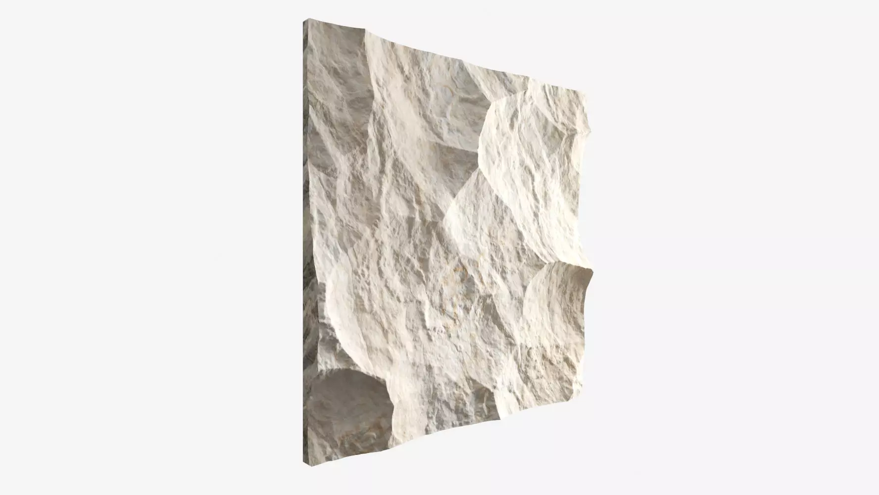 196-RockPanel piece of stone on wall 3D model