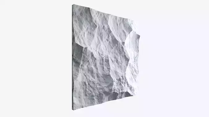 203-RockPanel piece of rock on wall