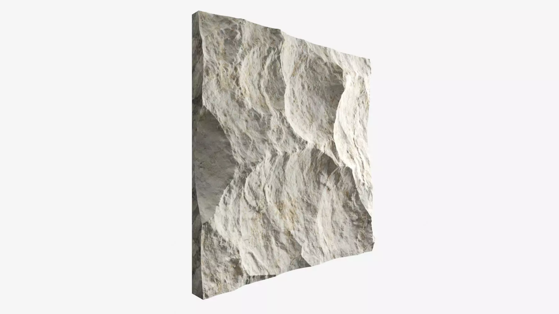 205-RockPanel piece of stone on wall 3D model
