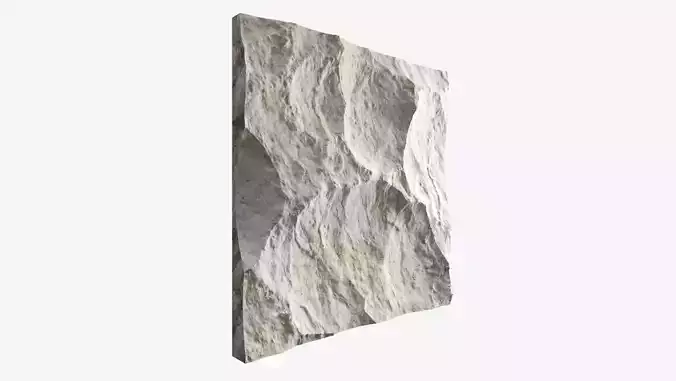 205-RockPanel piece of stone on wall
