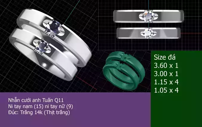 Otnhocom - diamond ring - 02