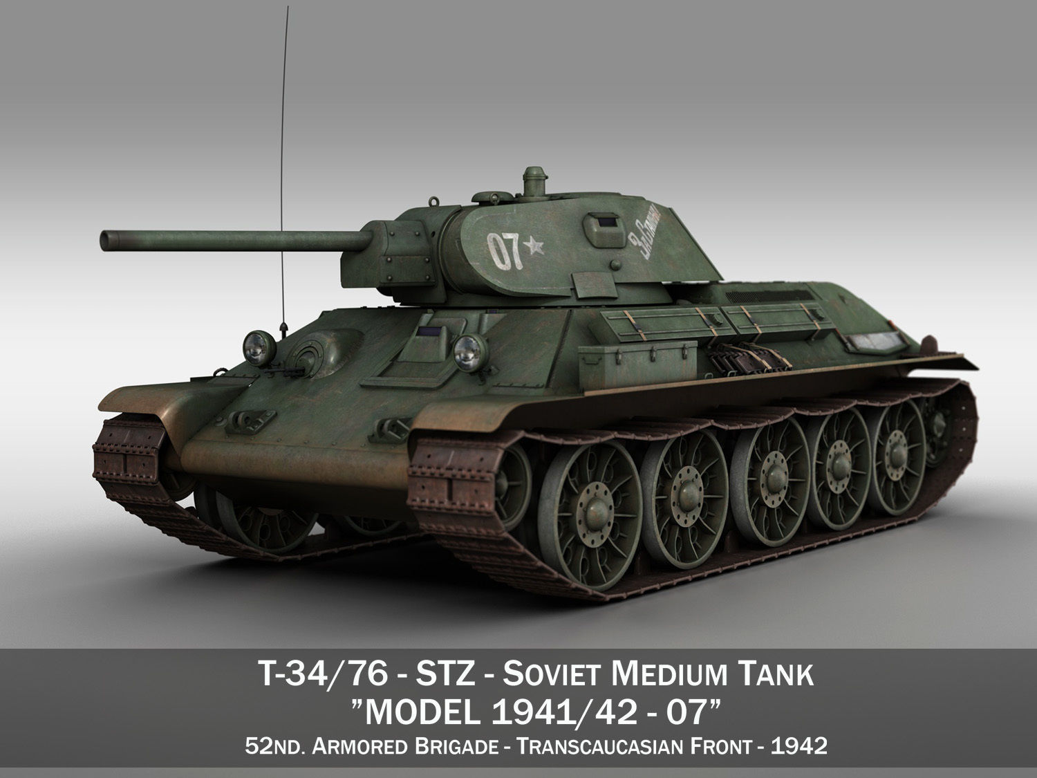 T-34-76 - Model 1941 -Soviet medium tank - 07
