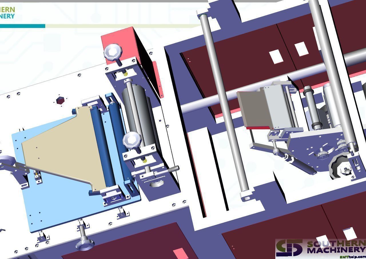 How KN95 mask automatic production line for fighting COVID-19 3D model_5