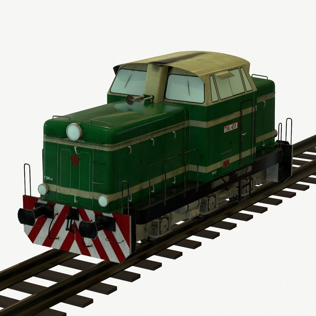 T-334 low Low-poly 3D model