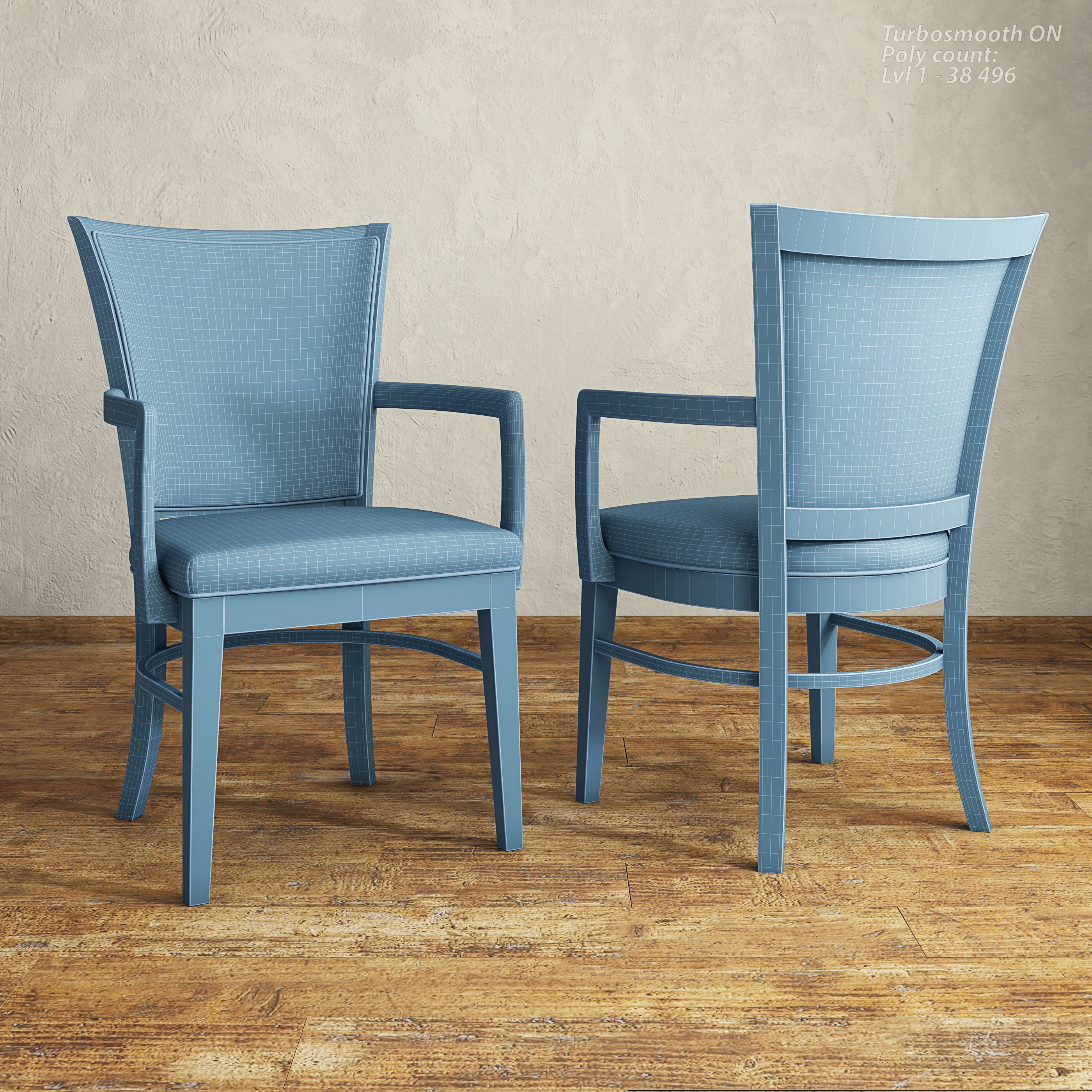 Fairfield 8771-04 Mapleton arm chair 3D model_7