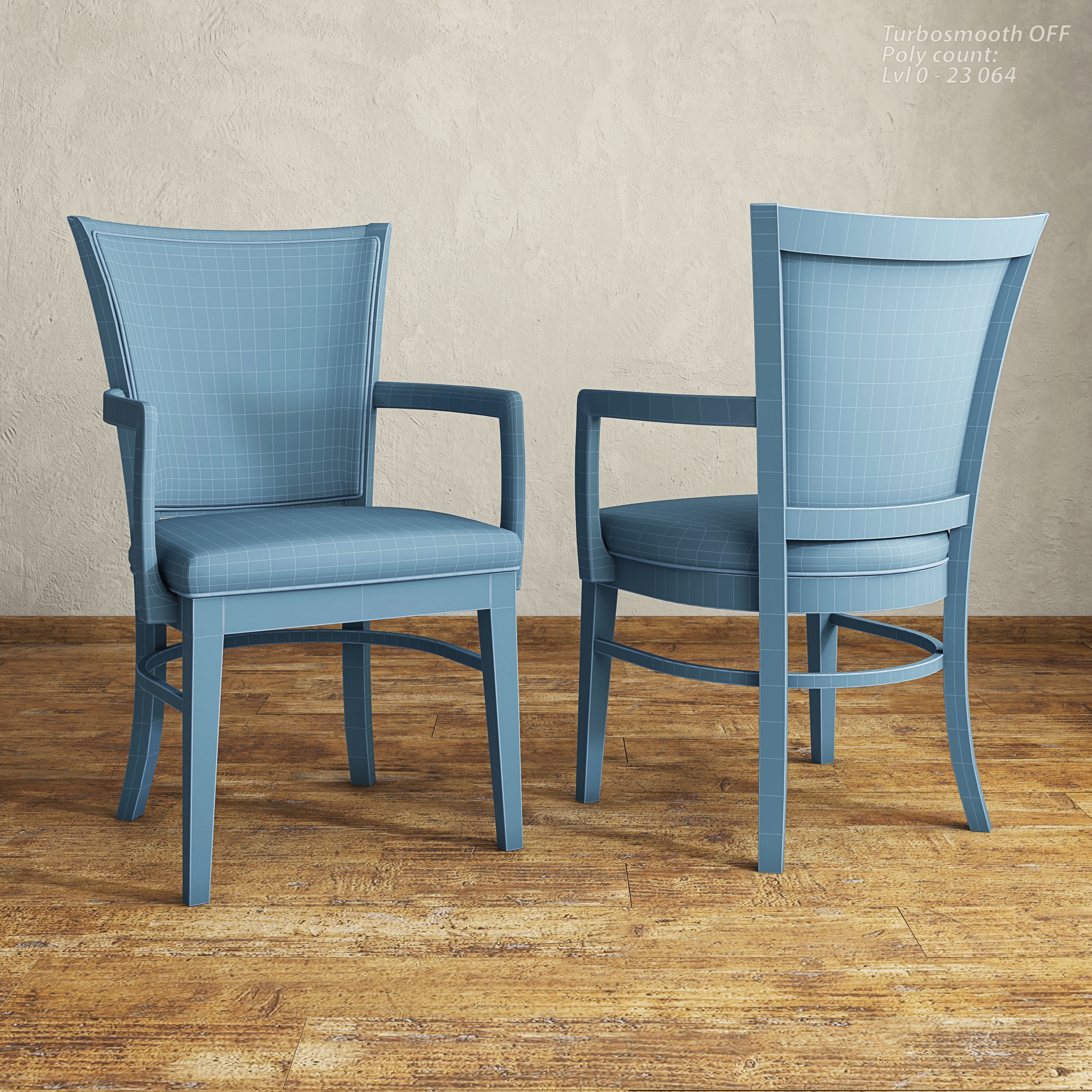 Fairfield 8771-04 Mapleton arm chair 3D model_6